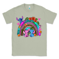 Matcha stitch and lilo rainbow Classic Tee - AdoDesignShop