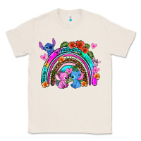Natural stitch and lilo rainbow Classic Tee - AdoDesignShop
