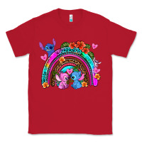 Red stitch and lilo rainbow Classic Tee - AdoDesignShop