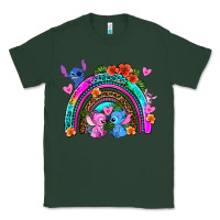 Sports Green stitch and lilo rainbow Classic Tee - AdoDesignShop