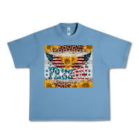 Pebble Blue freedom 4th of july Urban Heavy Tee - BarkalooDesign