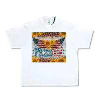 White freedom 4th of july Urban Heavy Tee - BarkalooDesign