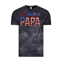 Cloud Black all American papa Vintage Tee - Zillion Design Studio