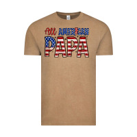 Vintage Coffee all American papa Vintage Tee - Zillion Design Studio