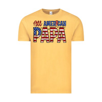 Vintage Mustard all American papa Vintage Tee - Zillion Design Studio