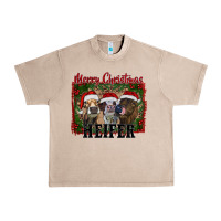 French Oak merry christmas heifer Urban Heavy Tee - RanaPortraitStore