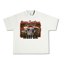 Pistachio merry christmas heifer Urban Heavy Tee - RanaPortraitStore