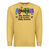 Antique Gold autism mama Premium Sweatshirt - MaliasSmallBusiness