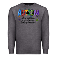 Charcoal Heather autism mama Premium Sweatshirt - MaliasSmallBusiness