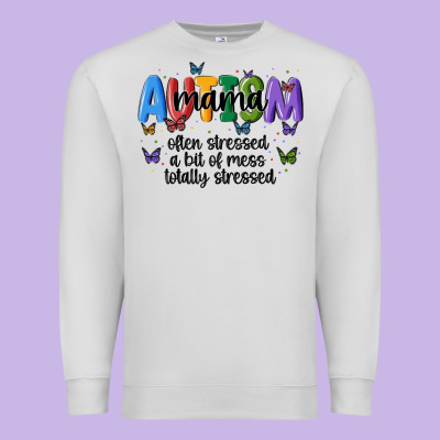 Autism Mama Premium Sweatshirt Designed By Maliassmallbusiness