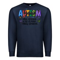 Navy autism mama Premium Sweatshirt - MaliasSmallBusiness