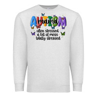 Oatmeal Heather autism mama Premium Sweatshirt - MaliasSmallBusiness