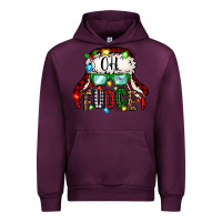 Mauve Wine oh fudge christmas story Urban Hoodie - Jasminsmagicworld