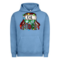 Pigment Pebble Blue oh fudge christmas story Urban Hoodie - Jasminsmagicworld
