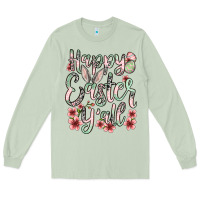Matcha Easter Day Happy Easter y'all Long Sleeve Tee - OliviaCreatesArt