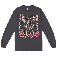 Smoke Easter Day Happy Easter y'all Long Sleeve Tee - OliviaCreatesArt