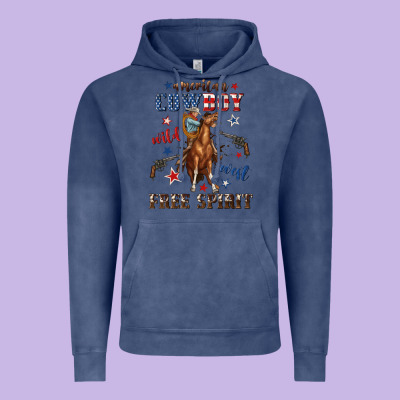 Vintage Hoodie american cowboy wild west free spirit
