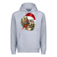 Heather Grey So merry it's scary Premium Hoodie - NancyCooperArtShop