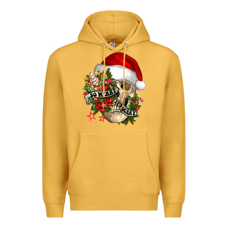 So Merry It's Scary Premium Hoodie by NancyCooperArtShop | Teevron