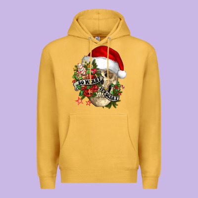 So Merry It's Scary Premium Hoodie Designed By Nancycooperartshop