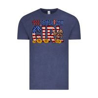 Vintage Denim all american girl Vintage Tee - Zillion Design Studio