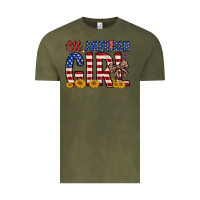 Vintage Olive all american girl Vintage Tee - Zillion Design Studio