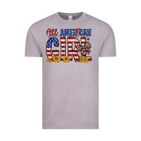 Vintage Zinc all american girl Vintage Tee - Zillion Design Studio