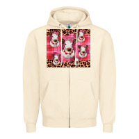 Sandshell calf valentines tumbler Zipper Hoodie - JahusDesignShop