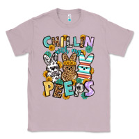 Lilac Chillin with my peeps Easter Classic Tee - OliviaCreatesArt