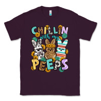 Plum Chillin with my peeps Easter Classic Tee - OliviaCreatesArt