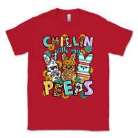 Red Chillin with my peeps Easter Classic Tee - OliviaCreatesArt
