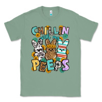 Sage Chillin with my peeps Easter Classic Tee - OliviaCreatesArt
