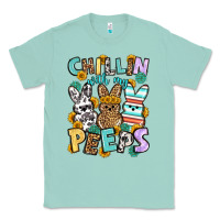 Seafoam Chillin with my peeps Easter Classic Tee - OliviaCreatesArt