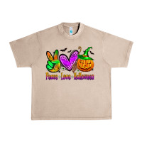 French Oak peace love halloween Urban Heavy Tee - Zillion Design Studio