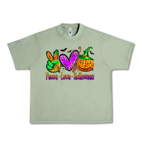 Oil Green peace love halloween Urban Heavy Tee - Zillion Design Studio