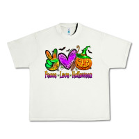 Pistachio peace love halloween Urban Heavy Tee - Zillion Design Studio