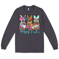 Smoke Happy Easter western peeps Long Sleeve Tee - OliviaCreatesArt
