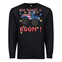 Black 4th of july png, monster truck Premium Sweatshirt - MaliasSmallBusiness