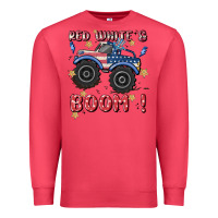Cardinal 4th of july png, monster truck Premium Sweatshirt - MaliasSmallBusiness