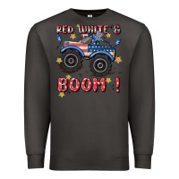 Smoke 4th of july png, monster truck Premium Sweatshirt - MaliasSmallBusiness