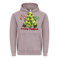 Vintage Zinc Merry Christmas Tennis Vintage Hoodie - RanaPortraitStore