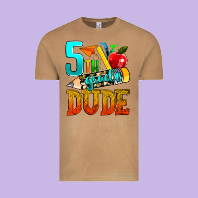 5th Grade Dude Vintage Tee Designed By Texasbilliewilder