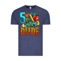Vintage Denim 5th grade dude Vintage Tee - texasbilliewilder