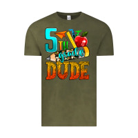 Vintage Olive 5th grade dude Vintage Tee - texasbilliewilder