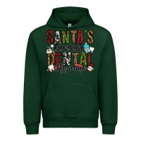 Forest Green santa's favorite dental hygienist Urban Hoodie - Jasminsmagicworld
