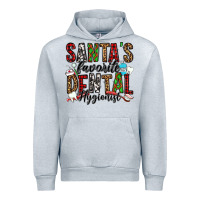 Heather Grey santa's favorite dental hygienist Urban Hoodie - Jasminsmagicworld