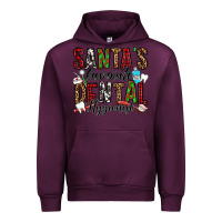 Mauve Wine santa's favorite dental hygienist Urban Hoodie - Jasminsmagicworld