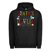 Pigment Black santa's favorite dental hygienist Urban Hoodie - Jasminsmagicworld