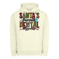 Pigment Pistachio santa's favorite dental hygienist Urban Hoodie - Jasminsmagicworld