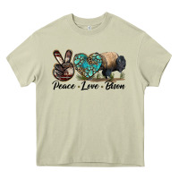Mossy Peace lLve Bison Heavy Core Tee - LillyAllenDesigns